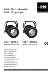 IMG STAGELINE ODC-100/RGB Manual De Instrucciones