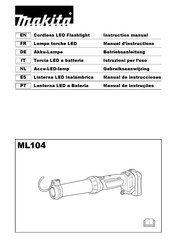 Makita ML104 Manual De Instrucciones