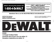 DeWalt DC628 Manual De Instrucciones