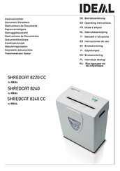 Ideal Shredcat 8220 CC Instrucciones De Uso