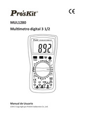 ProsKit MUL1280 Manual De Usuario