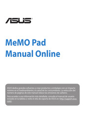 Asus MeMo Pad Manual De Usuario