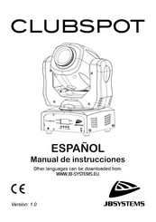 JB Systems Clubspot Manual Del Usuario