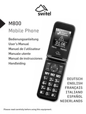 switel M800 Manual De Instrucciones