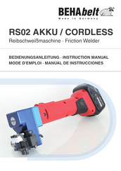 BEHAbelt RS02 Manual De Instrucciones