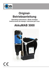 BDS Maschinen AkkuMAB 3000 Instrucciones De Manejo