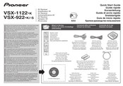 Pioneer VSX-1122-K Guia De Inicio Rapido