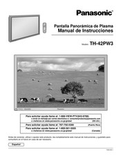 Panasonic TH-42PW3 Manual De Instrucciones
