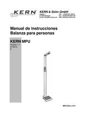 KERN MPU 250K100 Manual De Instrucciones