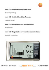 testo 623 Manual De Instrucciones