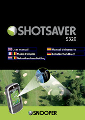 Snooper shotsaver S320 Manual Del Usuario