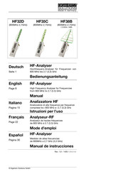 Gigahertz Solutions HF38B Manual De Instrucciones