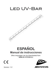 JB Systems LED UV-BAR Manual Del Usuario