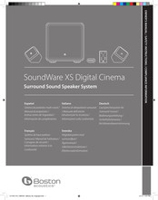 Boston Acoustics SoundWare XS Digital Cinema Manual De Propietario