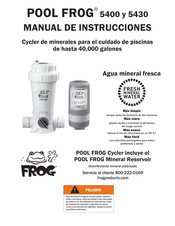 Frog POOL FROG 5400 Manual De Instrucciones