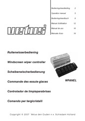 Vetus WPANEL Manual De Uso