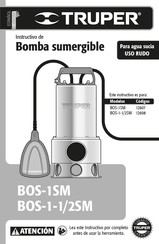 Truper BOS-1-1/2SM Instrucciones De Uso