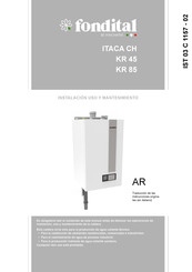 Fondital ITACA CH KR 45 Instalación Uso Y Mantenimiento