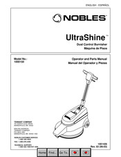 Nobles UltraShine 1000150 Manual Del Operador Y Piezas