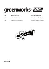 GreenWorks AGG302 Manual Del Operador