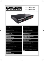 König Electronic SEC-DVR404 Manual De Uso