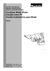 Makita XSJ01 Manual De Instrucciones