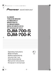 Pioneer DJM-700-S Manual De Instrucciones