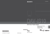 Sony DAV-IS10 Manual De Instrucciones