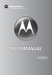 Motorola HS850 Manual De Instrucciones