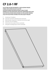 Ariston Thermo CF 2.0-1 Instrucciones De Uso Para El Técnico Autorizado