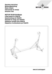 Mettler Toledo MultiRange PUA579 Instrucciones De Manejo