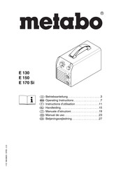 Metabo E 150 Manual De Uso