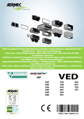 AERMEC VED 640 Manual De Instrucciones