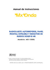 Mx Onda MX-1500L Manual De Instrucciones