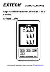 Extech SD900 Manual Del Usuario