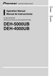 Pioneer DEH-5000UB Manual De Instrucciones