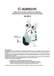 Albrecht AE 600 S Manual De Usuario