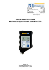 PCE Instruments PCE-DSD Serie Manual De Instrucciones