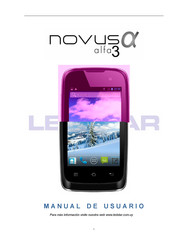 Ledstar Novus Alfa 3 Manual De Usuario