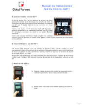 Alcoscan ALP-1 Manual De Instrucciones