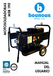 BOUNOUS MSB 190 Manual Del Usuario