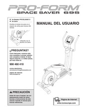 Pro-Form SPACE SAVER 695 Manual Del Usuario