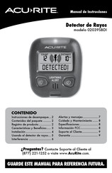 AcuRite 02039SBDI Manual De Instrucciones