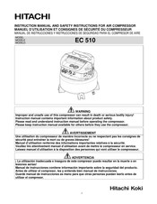 Hitachi EC 510 Manual De Instrucciones