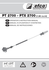 Efco PTX 2700 Manual De Instrucciones