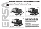 ERSA ANALOG60A Instrucciones De Manejo