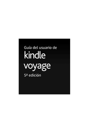 Kindle voyage Guia Del Usuario