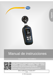 PCE Instruments PCE-MAM 2 Manual De Instrucciones