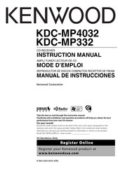 Kenwood KDC-MP332 Manual De Instrucciones