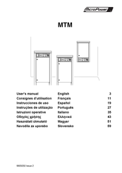 MicroPower MTM Serie Instrucciones De Uso